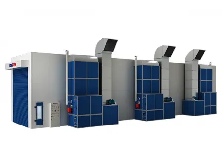 Окрасочно-сушильная камера для автобусов и грузовиков