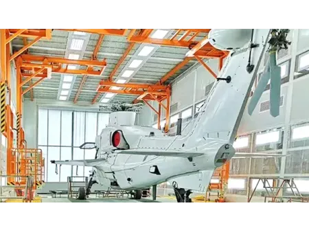 Окрасочная камера для авиационной техники