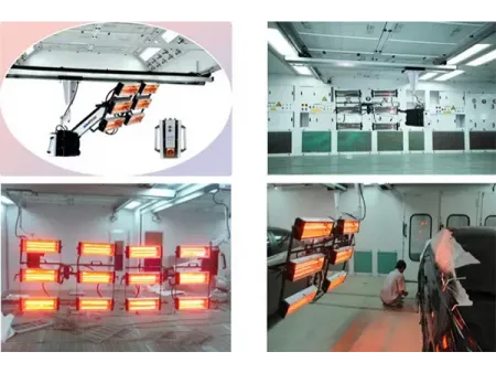 Инфракрасная лампа для сушки и отверждения ЛКП