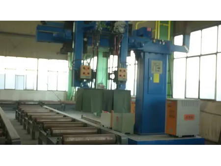 Установка для двухдуговой сварки балок коробчатого сечения