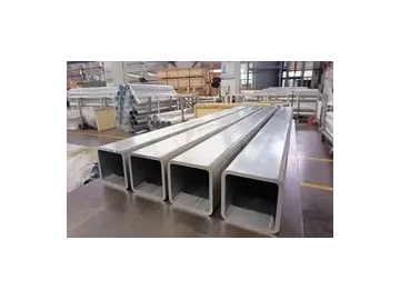 Алюминиевые квадратные и прямоугольные трубы