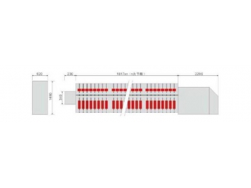 Машина двойного кручения для обработки коротких волокон, RF321G 