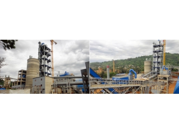 Мини цементный завод с производительностью 1500 т/сутки