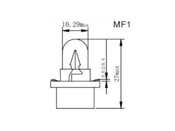 Лампа для приборной панели MF1/2/3/4