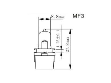 Лампа для приборной панели MF1/2/3/4