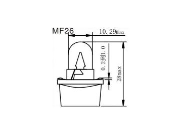 Лампа для приборной панели MF23/25/26/30/T4