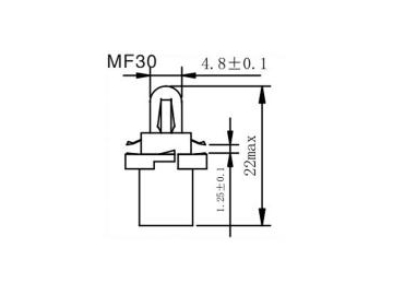 Лампа для приборной панели MF23/25/26/30/T4