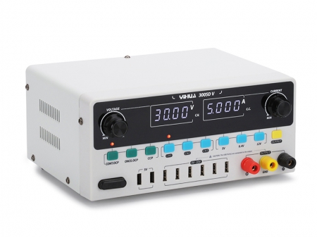 Линейный блок питания постоянного тока YIHUA 3005D V (30 В/5 А, один выход)