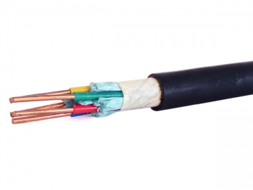 Силовой кабель с изоляцией из сшитого полиэтилена (не распространяющий горение) 1кВ/3кВ