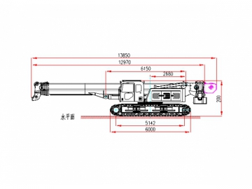 Гусеничный кран с телескопической стрелой SMQ750A
