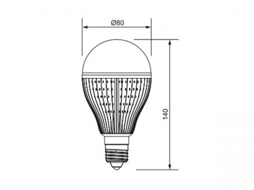 Шарообразные светодиодные лампы SMD 5630