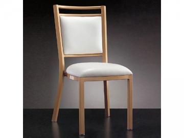 Металлический стул с имитацией под дерево <br/><small>(Стул для столовой)</small>