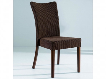 Металлический стул с имитацией под дерево <br/><small>(Стул для столовой)</small>