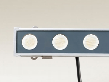 Светодиодный линейный архитектурный светильник скользящего света (уличный) LK2D