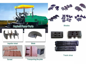 Запчасти и комплектующие для асфальтоукладчиков