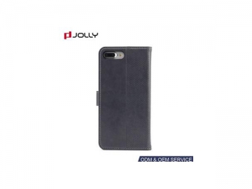 TPU чехол для iPhone 8 Plus с кожаным покрытием