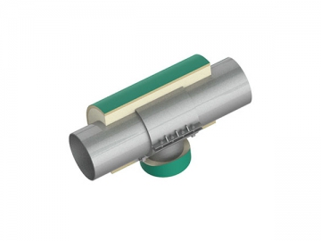 Трубы и фасонные изделия ППУ  Надземный паровой трубопровод в ППУ изоляции